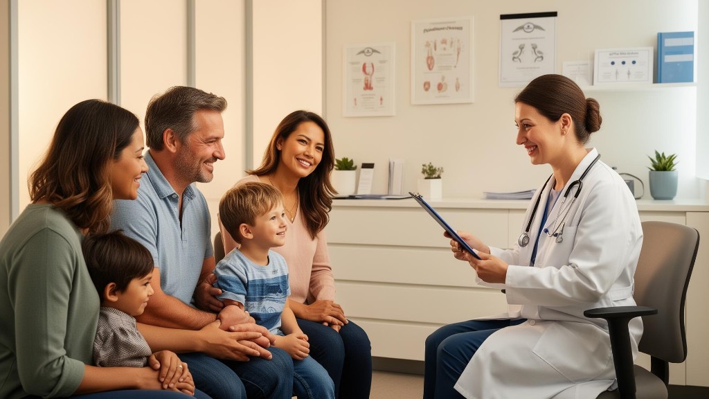 Family doctor Winnipeg consultation with a family